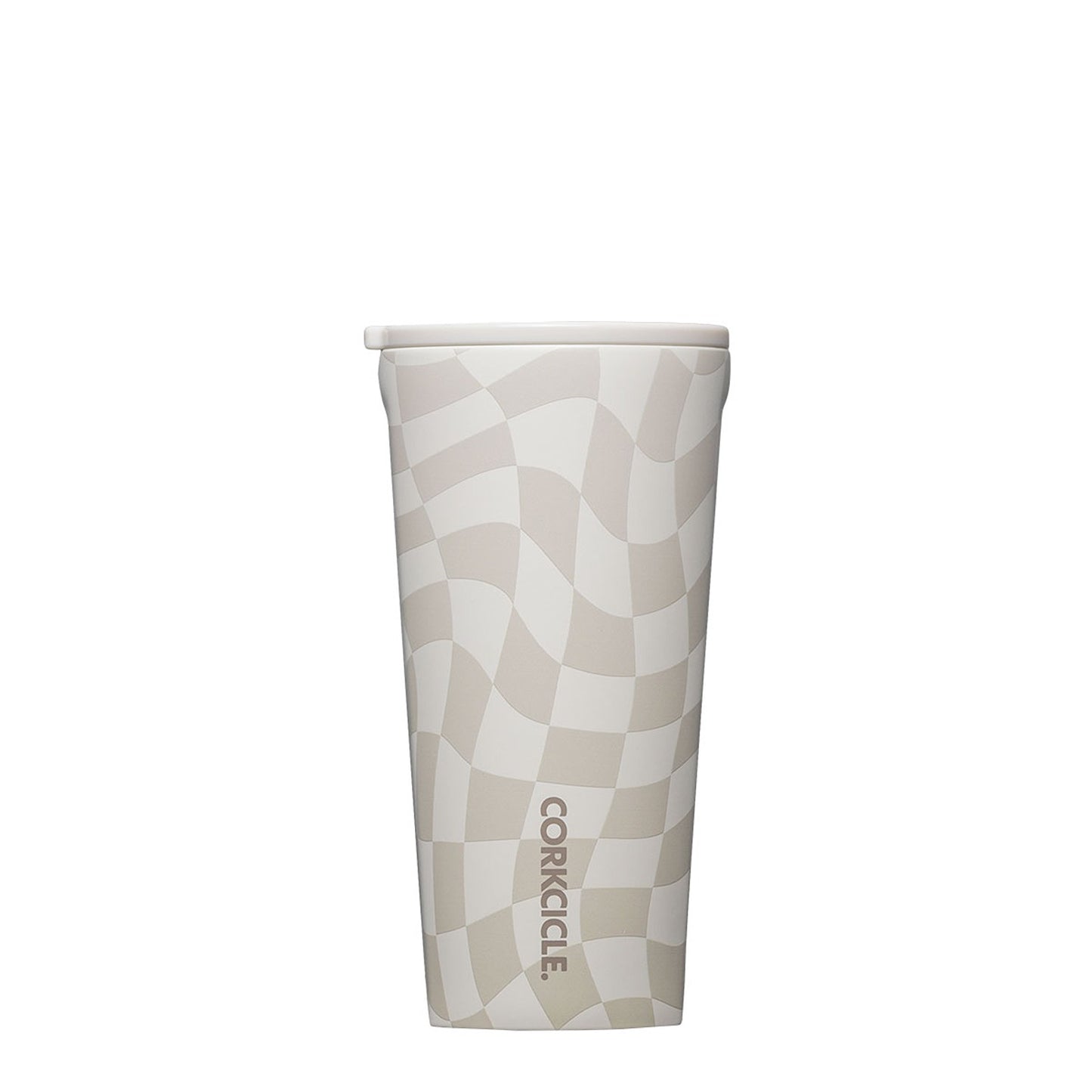 Corkcicle - Tumbler - Wavy Checkerboard Neutrals