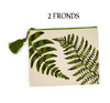 Pouch - Cotton Canvas - Fanciful Fern