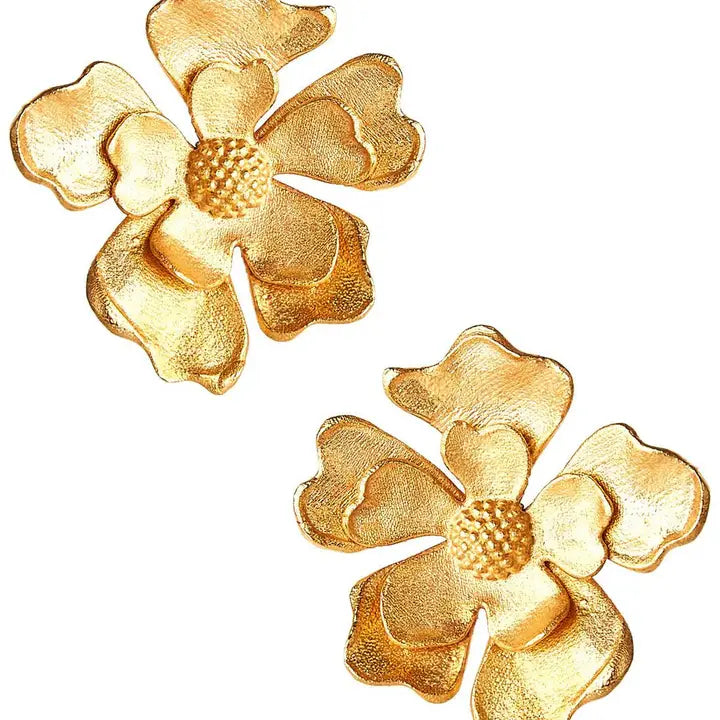 Lisi Lerch - Earring - Tilly Medium Gold Flower