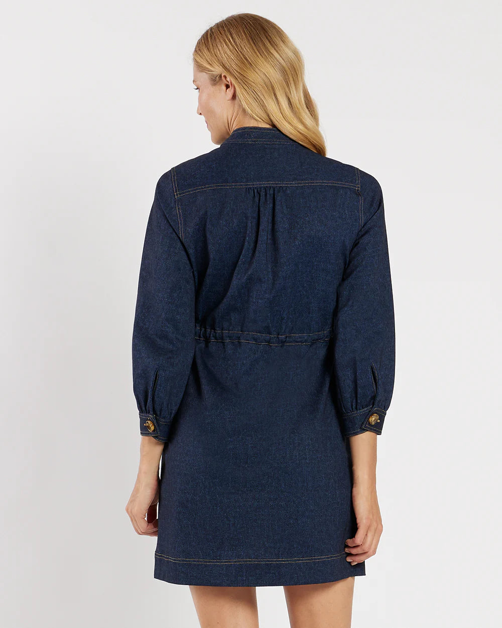 Jude Connally - Gina Dress - Navy Denim - Findlay Rowe Designs