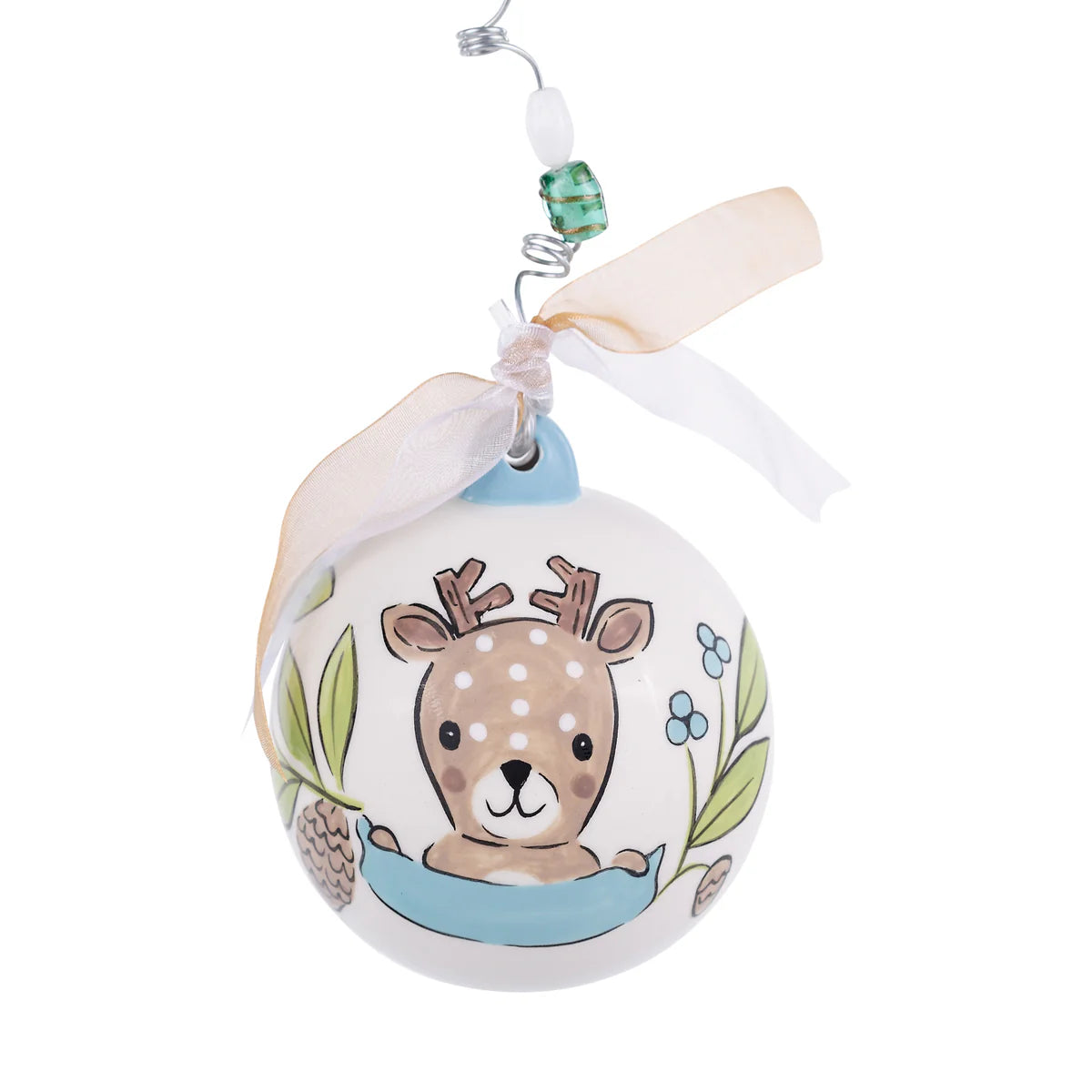 Glory Haus - Ornament - Baby Boy Deer 1st Christmas