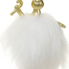 6.5" White Fur or Gold Moose - Findlay Rowe Designs