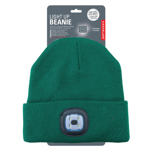 Light Up Beanie Hat - Green - Findlay Rowe Designs