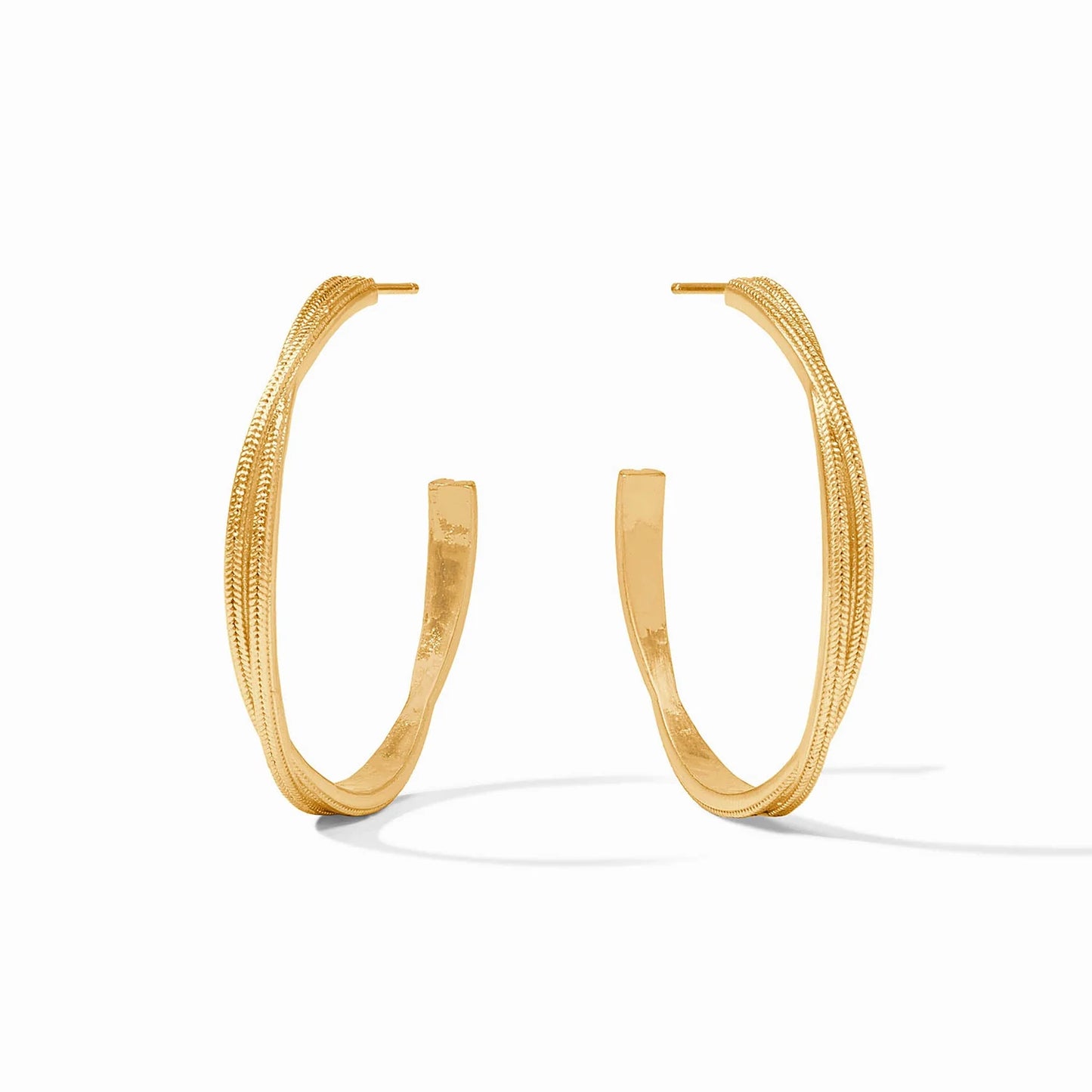 Julie Vos - Cheval Twist Hoop Earring - Findlay Rowe Designs