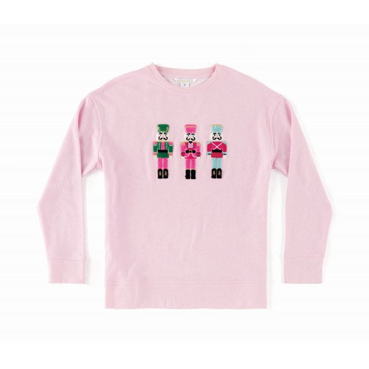 Sweatshirt - Nutcracker Trio - Blush - Findlay Rowe Designs