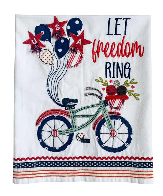 Glory Haus - Tea Towel - Let Freedom Ring - Findlay Rowe Designs