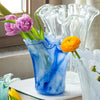 Vietri - Onda Glass Short Vase - Cobalt - Findlay Rowe Designs