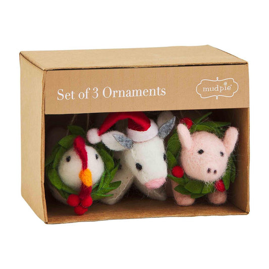 Farm Felt Ornament Set - Findlay Rowe Designs