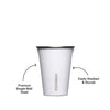 Corkcicle - 18oz Eco Stacker Cup - Black Etched UGA G - Findlay Rowe Designs