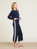 Barefoot Dreams - Wide Leg Pant CozyChic Ultra Lite - Multi Stripe - Indigo - Findlay Rowe Designs