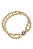 Georgia Bulldogs 2-Row Ball Bead Stretch Bracelet - Findlay Rowe Designs