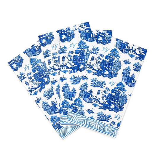 Guest Towel Napkin -  Blue Willow