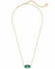 Kendra Scott - Elisa Gold Pendant Necklace in London Blue Glass - Findlay Rowe Designs