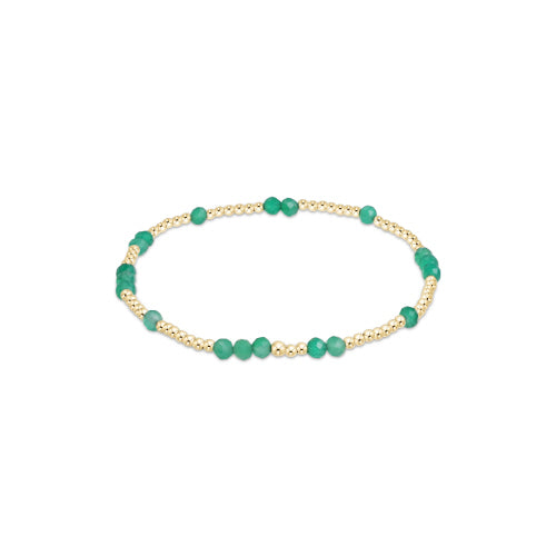 Enewton - Hope Unwritten Gemstone 2mm Bead Bracelet - Green Onyx - Findlay Rowe Designs