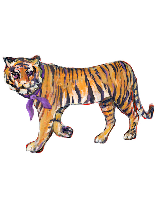 Lauren Dunn - Gameday - LSU Tiger Acrylic Art - Findlay Rowe Designs