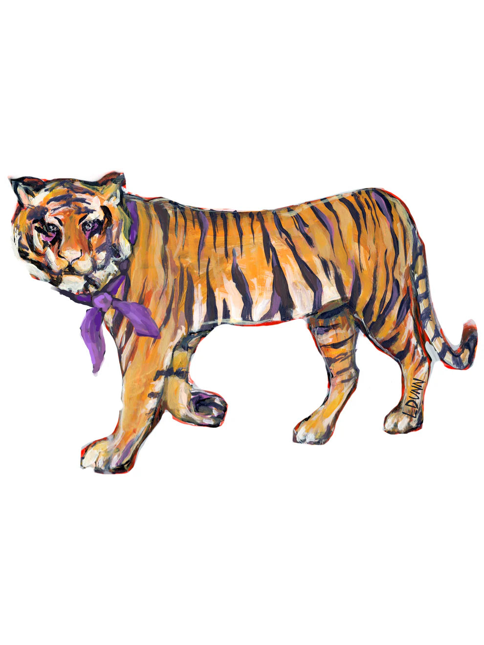 Lauren Dunn - Gameday - LSU Tiger Acrylic Art - Findlay Rowe Designs