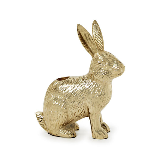 Candleholder - Taper Holder - Golden Rabbit