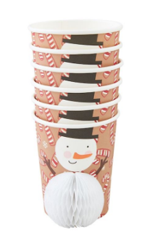 Mud Pie - Christmas Paper Cup Set of 6 - Findlay Rowe Designs