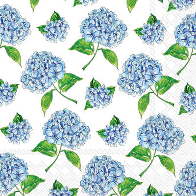 HYDRANGEA SCATTER COCKTAIL Napkins - Findlay Rowe Designs