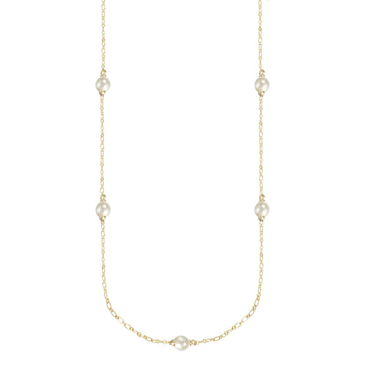 Natalie Wood - Adorned Pearl Station Necklaces - Findlay Rowe Designs