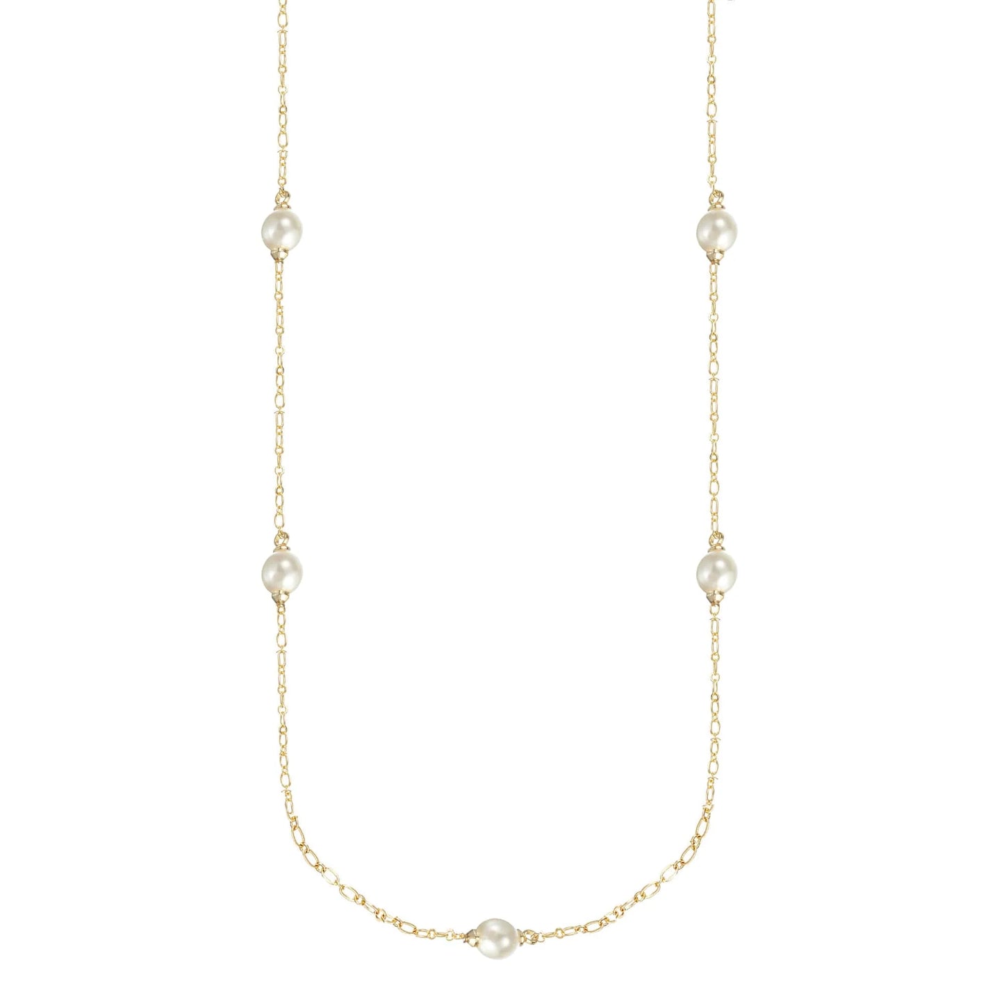 Natalie Wood - Adorned Pearl Station Necklaces - Findlay Rowe Designs