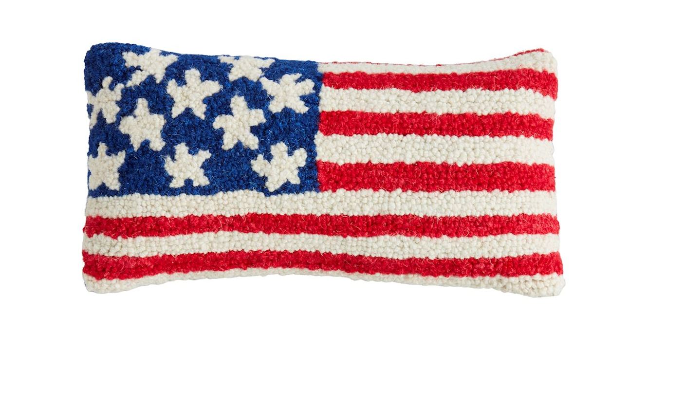 Mud Pie - Pillow - Patriotic Flag