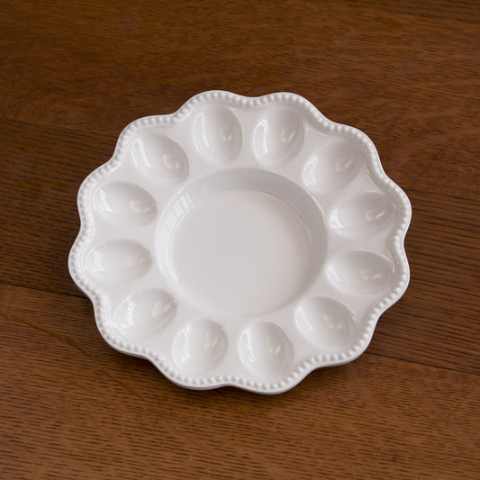 Beatriz Ball - Deviled Egg Platter - VIDA Alegria - White