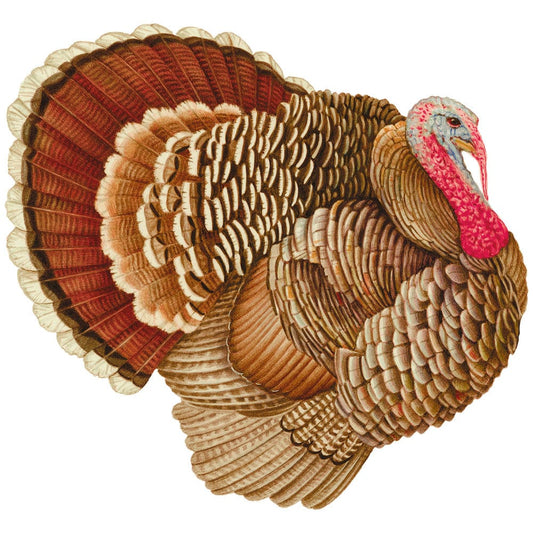 Caspari - Die Cut Placemat - Turkey