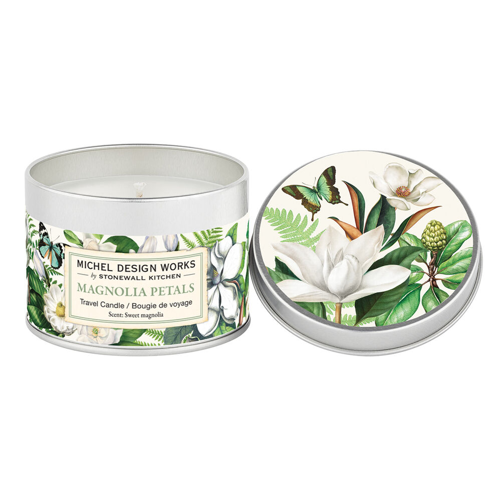 Michel Design Works - Travel Candle- Magnolia Petals - Findlay Rowe Designs