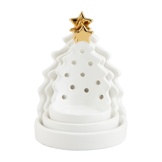 Mud Pie - Christmas Tree Votive