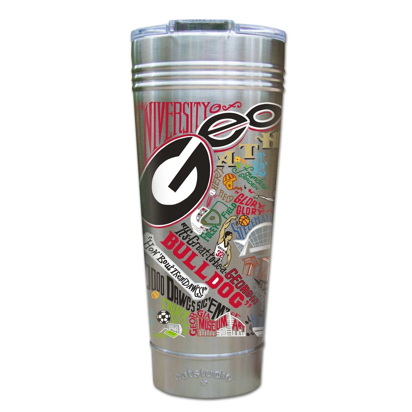 Catstudio - Collegiate Thermal Tumbler - Georgia, University of - Findlay Rowe Designs