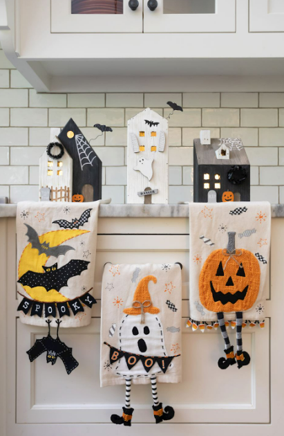 Towel Halloween Dangle Legs Findlay Rowe Designs