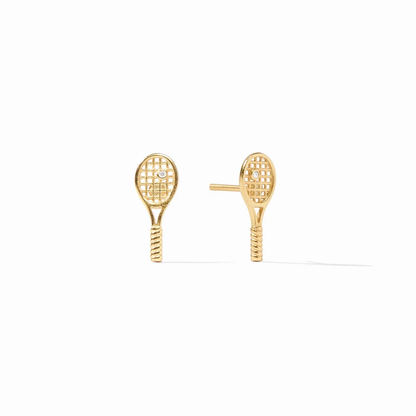 Julie Vos - Earring - Tennis Racquet Stud - Findlay Rowe Designs