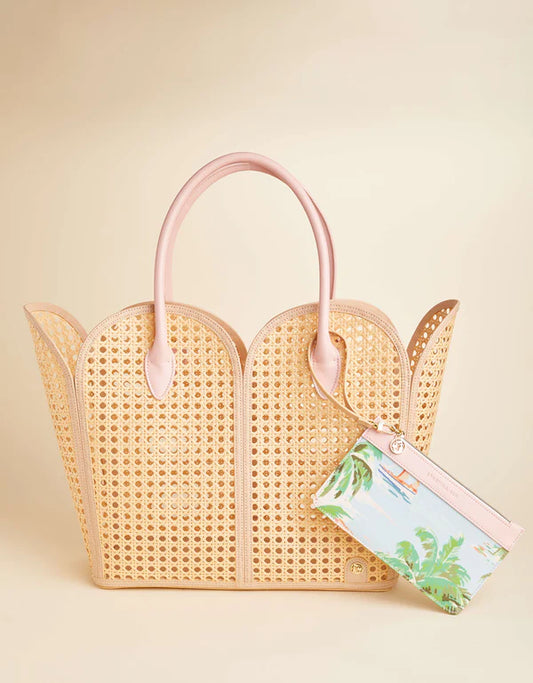 Spartina 449 - Splash - Cane Beach Tote - Coastal Dreams