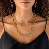 Necklace - Cleopatra Grande Link - Gold - Findlay Rowe Designs