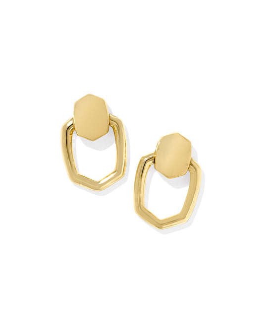 Kendra Scott - Earring - Kaia Open Frame - Gold