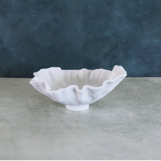 Beatriz Ball - VIDA Bloom Tall Medium Bowl (White) - Findlay Rowe Designs