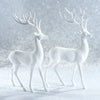 All White Decorative Deer - Findlay Rowe Designs