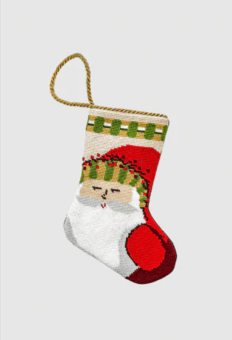 Ornament - Bauble Stocking - Vietri Santa Stripes