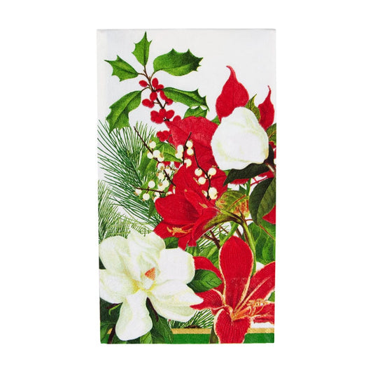 Caspari - Guest Towel Napkins - Christmas Garden - Findlay Rowe Designs