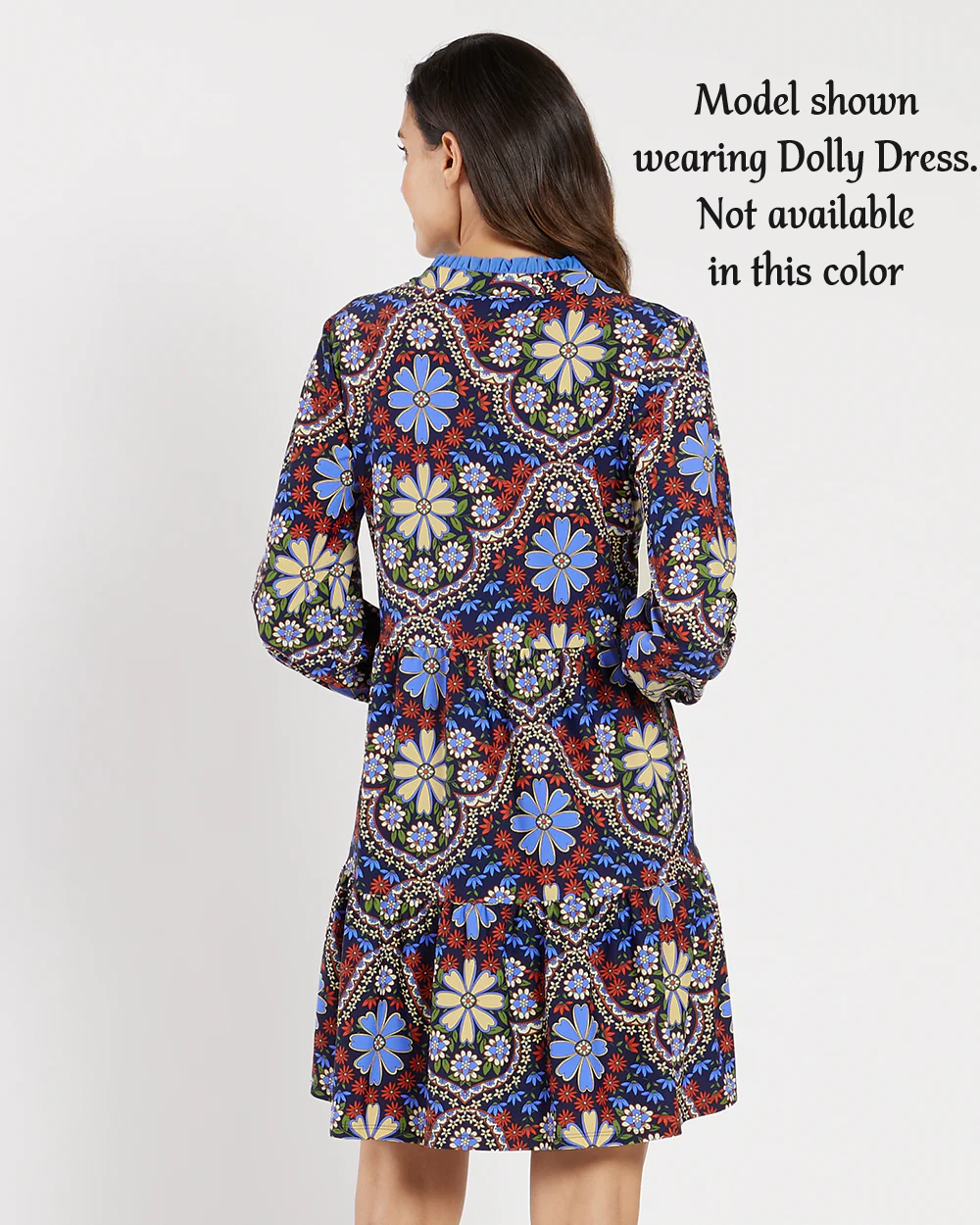 Jude Connally - Dolly Dress - Autumn Blooms Orchid - Findlay Rowe Designs