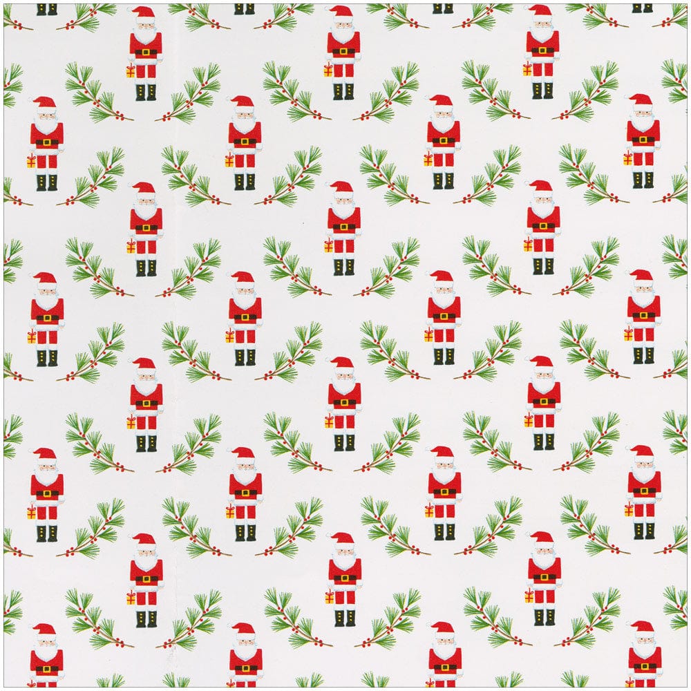 Caspari - Wrapping Paper - Little Santas - Findlay Rowe Designs