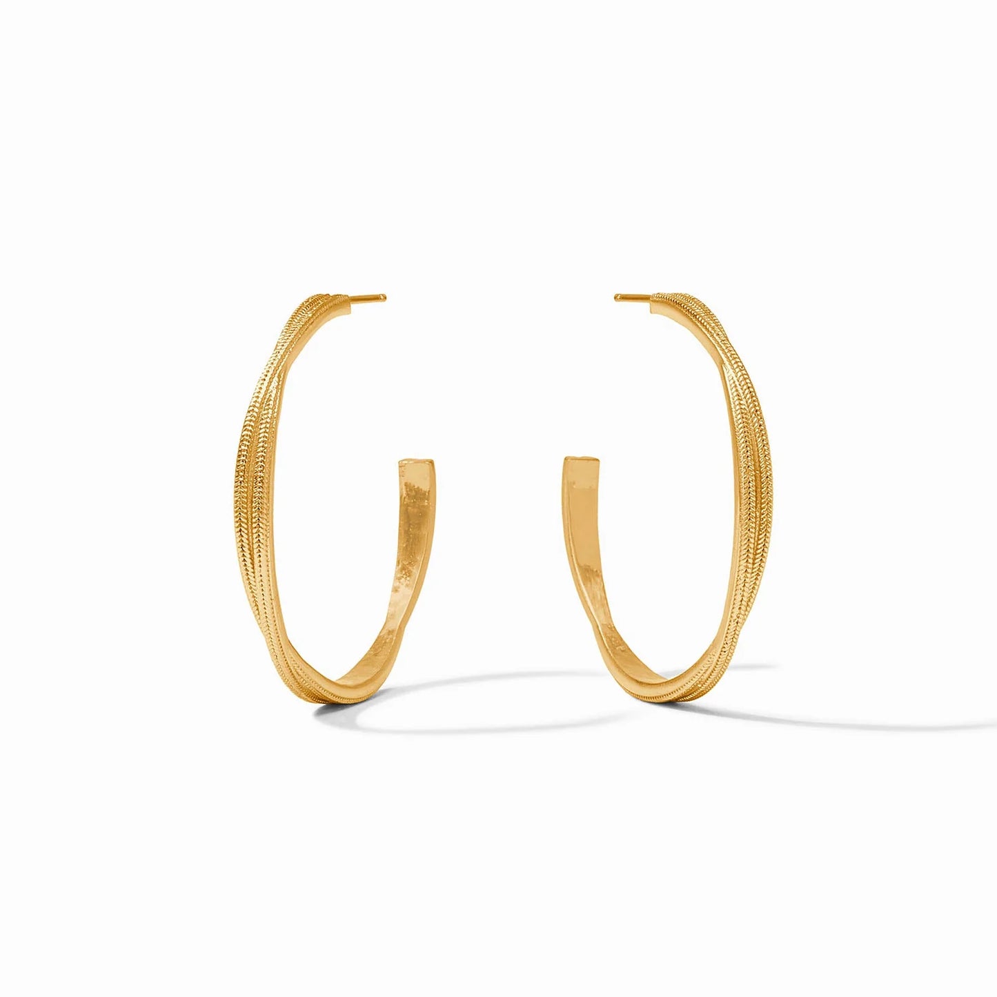 Julie Vos - Cheval Twist Hoop Earring - Findlay Rowe Designs