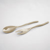 Beatriz Ball - Large Salad Servers - Sierra Modern Maia - Shiny Gold