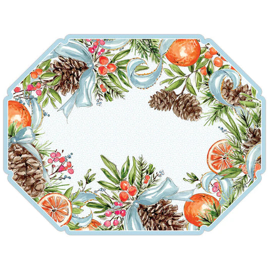 Rosanne Beck - Placemat - Christmas Citrus Posh Die-Cut