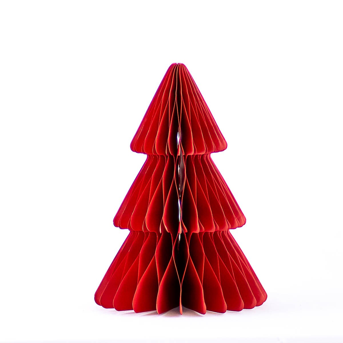 Royal Standard - Accordion Paper Tree - Dark Red - Findlay Rowe Designs