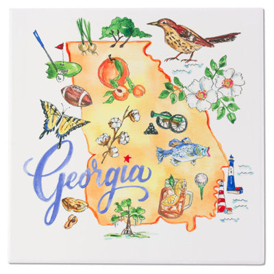 Trivet - State of Georgia - Findlay Rowe Designs