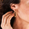 Hoop Earrings - Berry Icon Medium - Gold