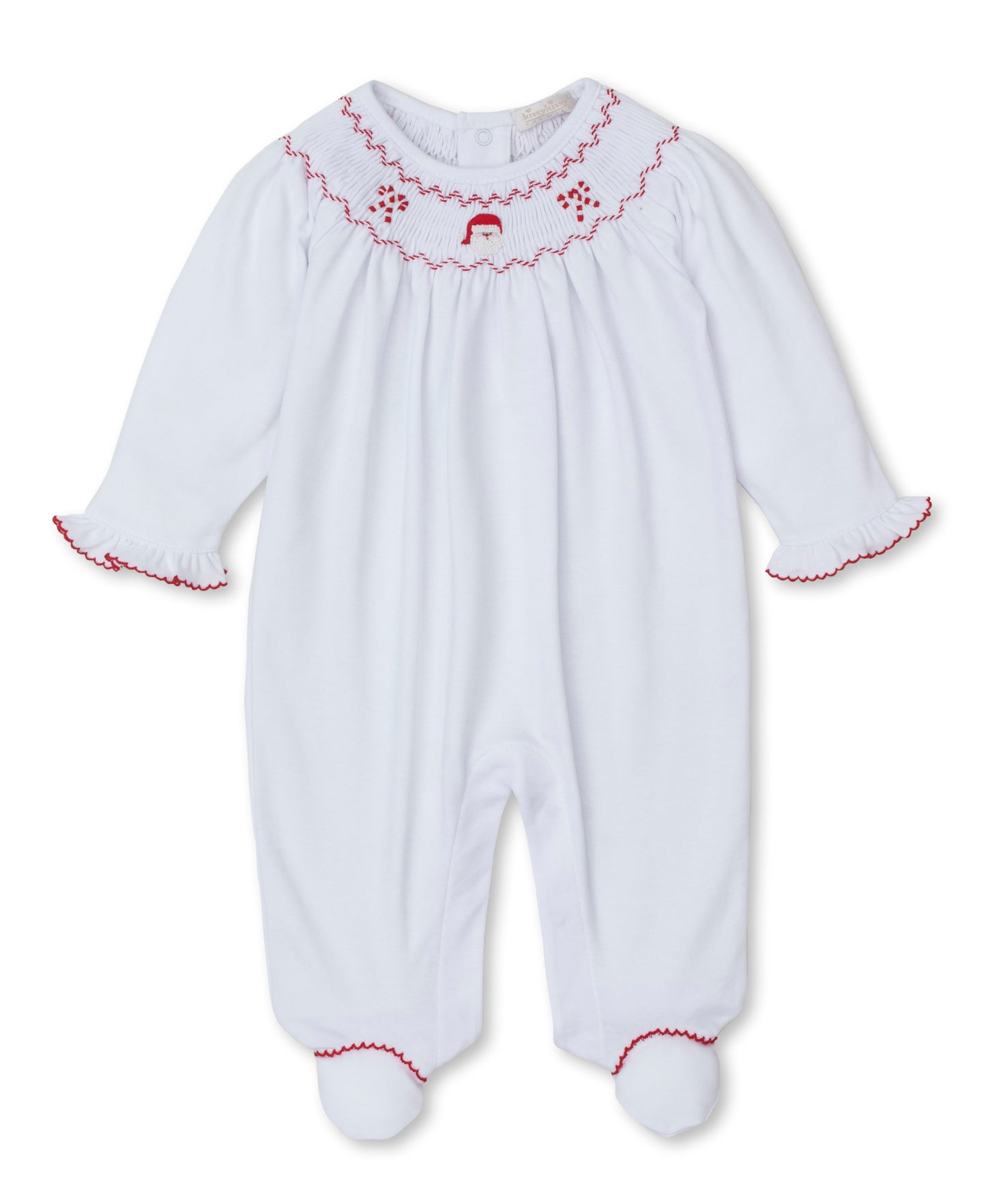 Baby - Christmas Footie - Smocked