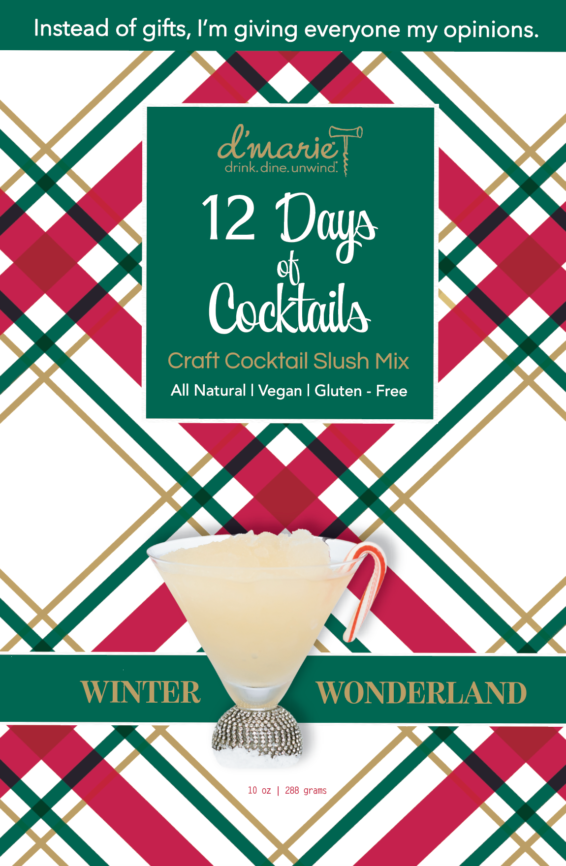 D'Marie - 12 Days of Cocktails Slush Mixes